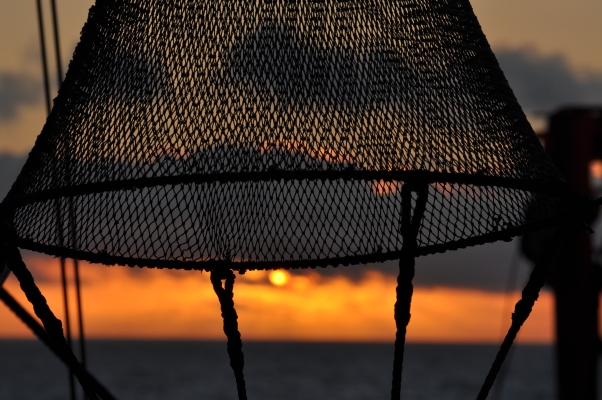 Sonnenuntergang auf See (Jonas Geburzi)